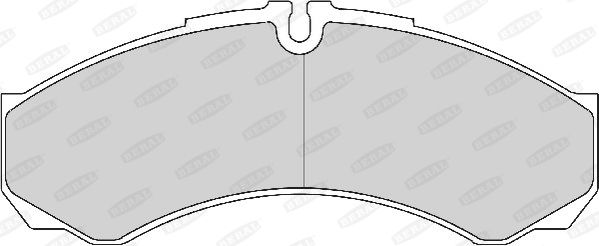 BERAL Комплект тормозных колодок, дисковый тормоз 2912117304144014