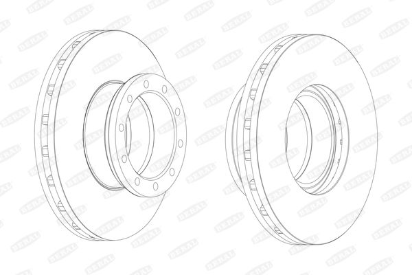 BERAL Bremžu diski BCR151A