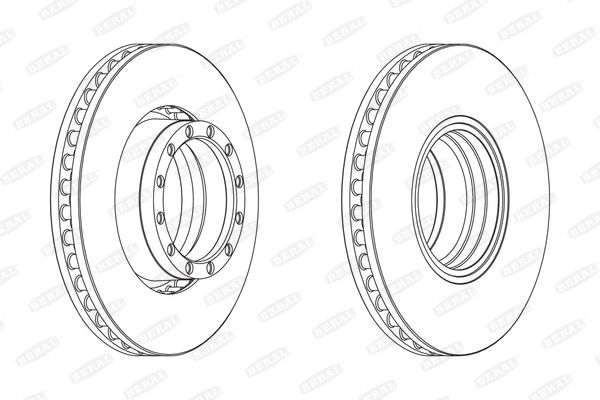 BERAL Тормозной диск BCR251A