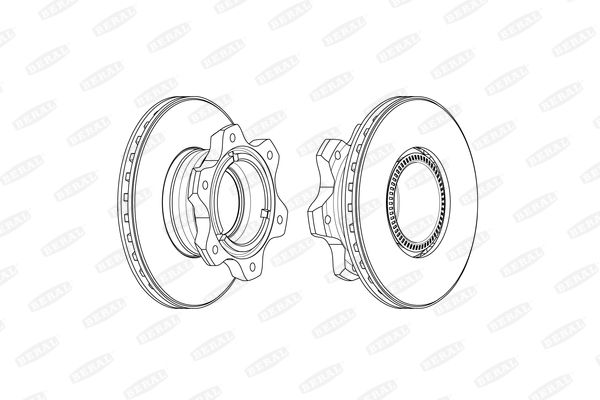 BERAL Тормозной диск BCR300A