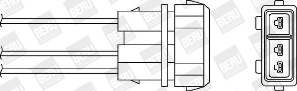 BERU Лямбда-зонд OZH010