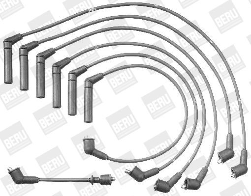 BERU Комплект проводов зажигания ZEF1328