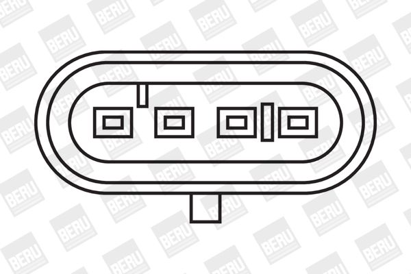 BERU Катушка зажигания ZS375
