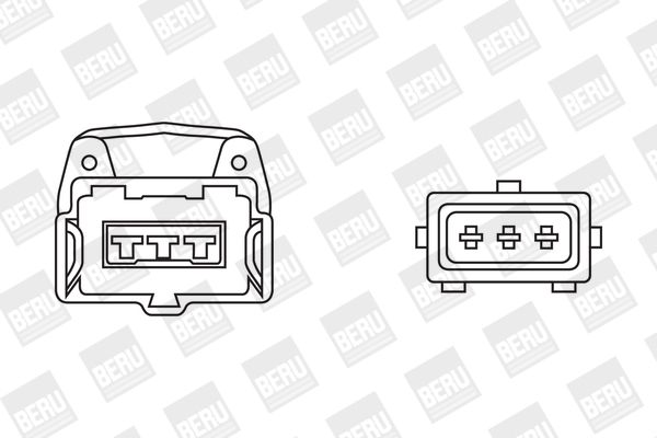 BERU Катушка зажигания ZSE008