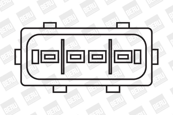 BERU Катушка зажигания ZSE039