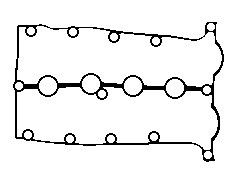 BGA Blīve, Motora bloka galvas vāks RC0348