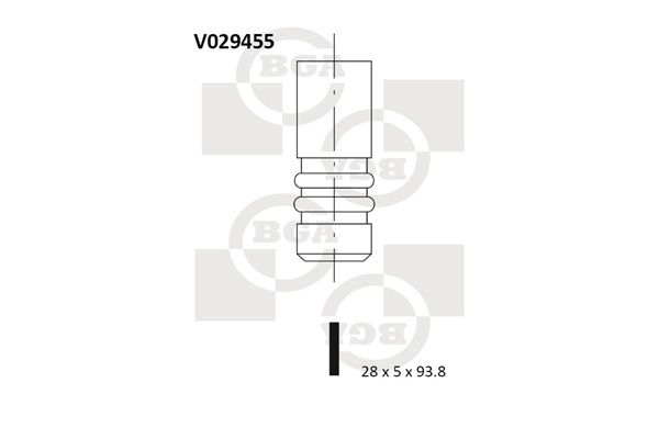 BGA Впускной клапан V029455