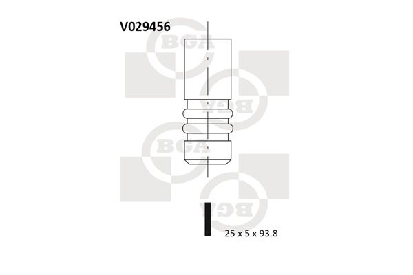 BGA Выпускной клапан V029456