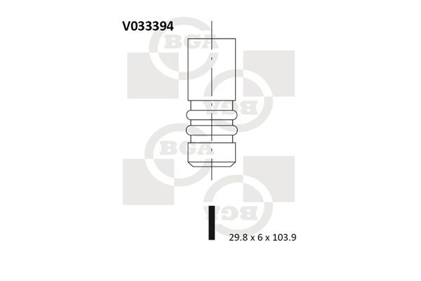 BGA Выпускной клапан V033394