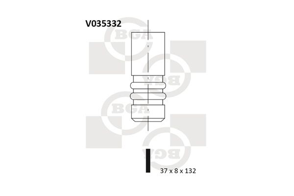 BGA Выпускной клапан V035332