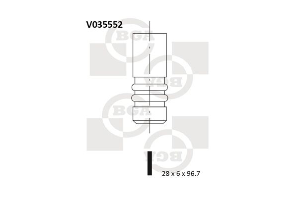 BGA Выпускной клапан V035552