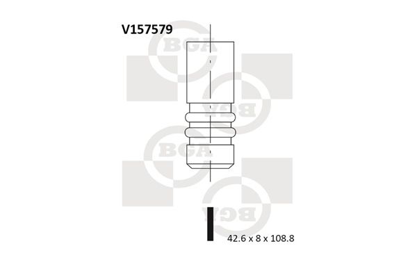 BGA Впускной клапан V157579