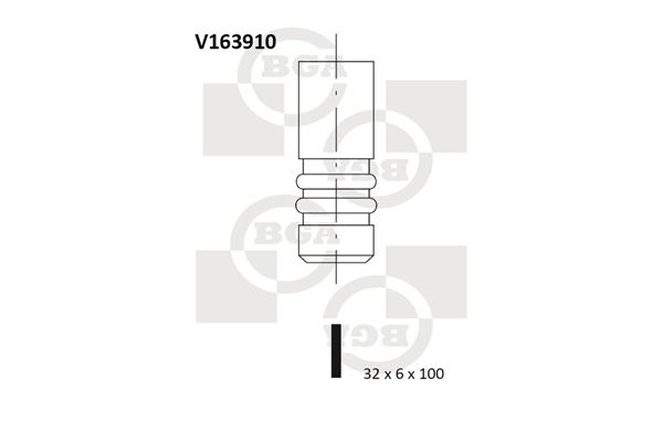 BGA Впускной клапан V163910