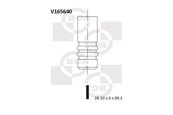 BGA Впускной клапан V165640