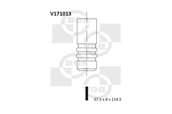 BGA Впускной клапан V171013