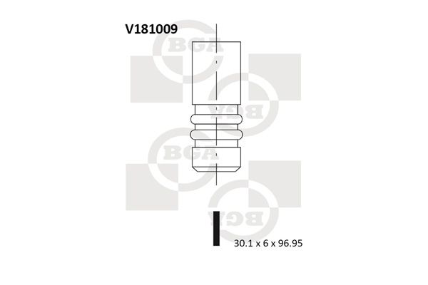 BGA Впускной клапан V181009