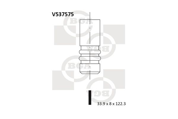 BGA Впускной клапан V537575