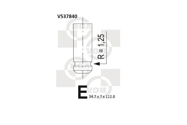 BGA Впускной клапан V537840