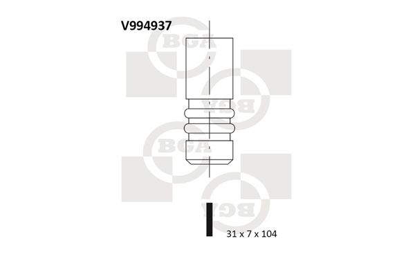 BGA Впускной клапан V994937