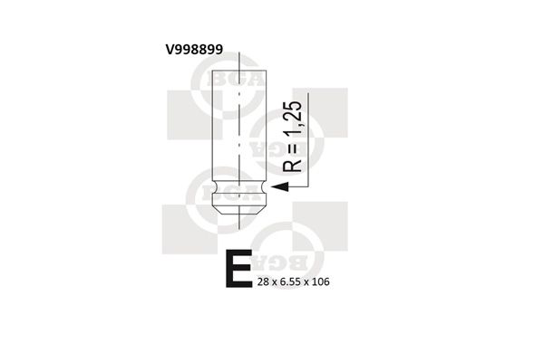 BGA Выпускной клапан V998899