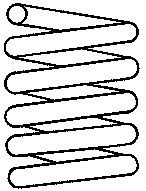 BOGE Balstiekārtas atspere 81-002-0