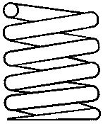 BOGE Balstiekārtas atspere 81-037-6