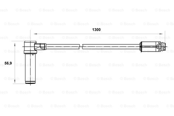 BOSCH Devējs, Riteņu griešanās ātrums 0 265 004 025