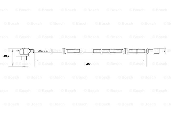 BOSCH Devējs, Riteņu griešanās ātrums 0 265 006 528