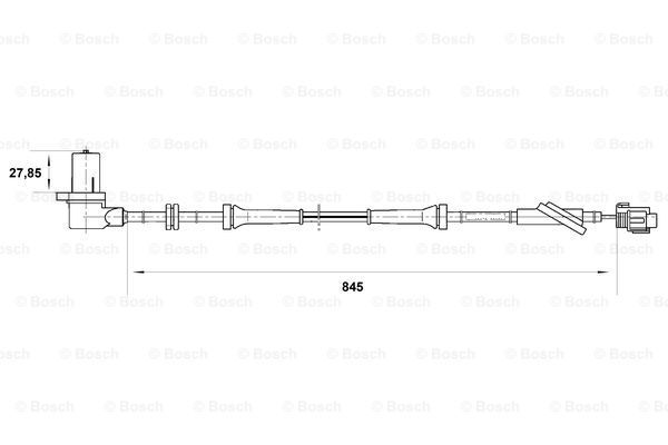 BOSCH Devējs, Riteņu griešanās ātrums 0 265 006 703