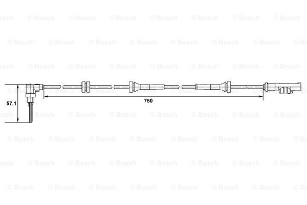 BOSCH Devējs, Riteņu griešanās ātrums 0 265 007 518