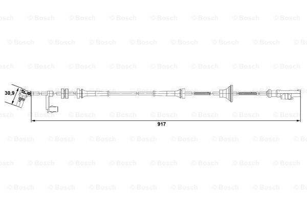 BOSCH Devējs, Riteņu griešanās ātrums 0 265 007 688