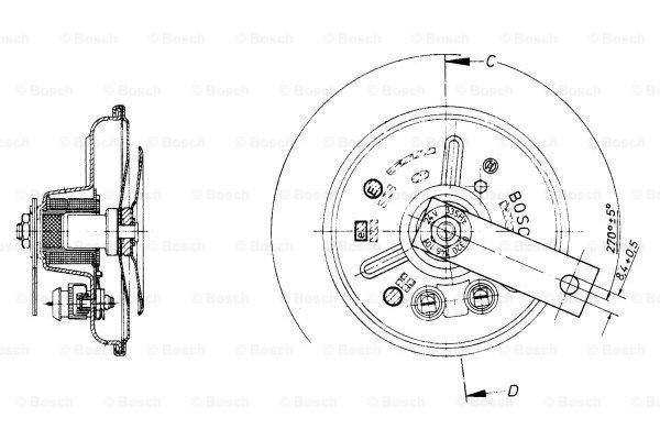 BOSCH Звуковой сигнал 0 320 146 101