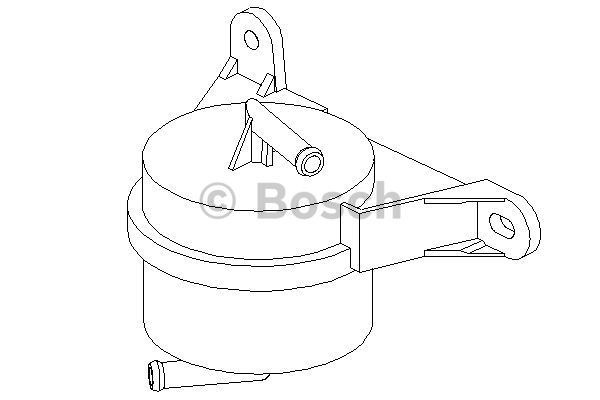 BOSCH Degvielas filtrs 0 450 902 162