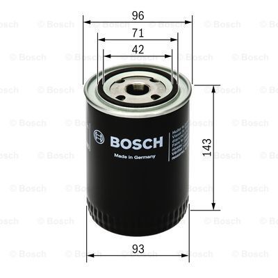 BOSCH Eļļas filtrs 0 451 203 236