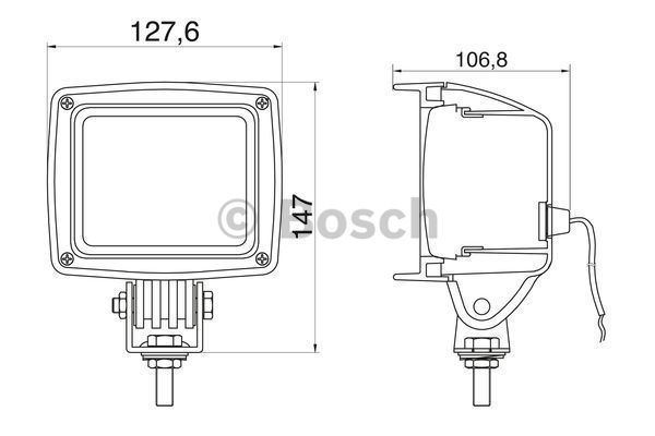 BOSCH Фара рабочего освещения 0 986 310 931