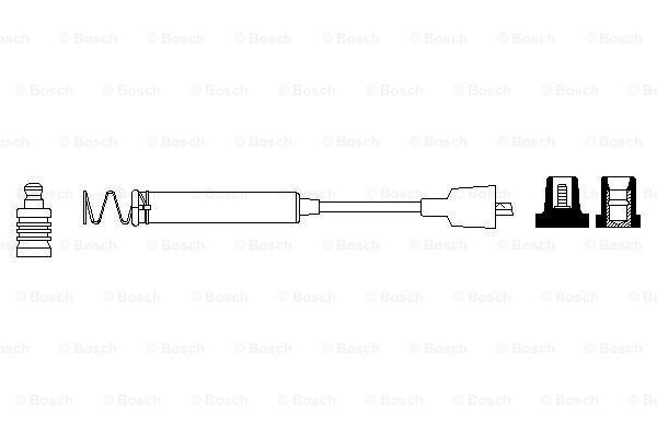 BOSCH Провод зажигания 0 986 356 079