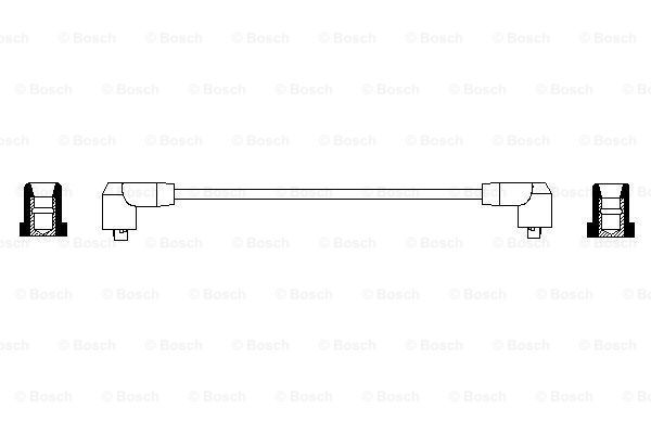 BOSCH Провод зажигания 0 986 356 196