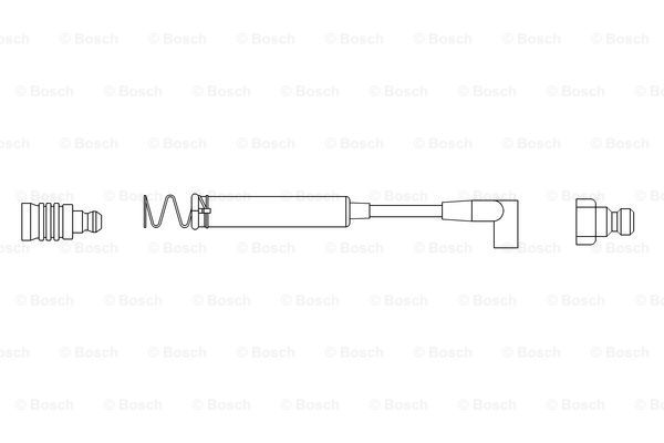 BOSCH Провод зажигания 0 986 356 217