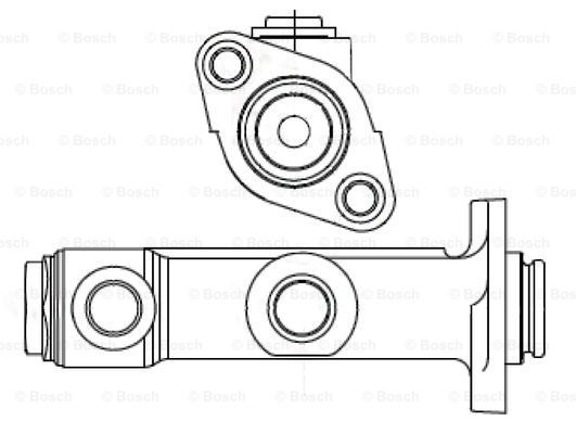 BOSCH Galvenais cilindrs, Sajūgs 0 986 486 000