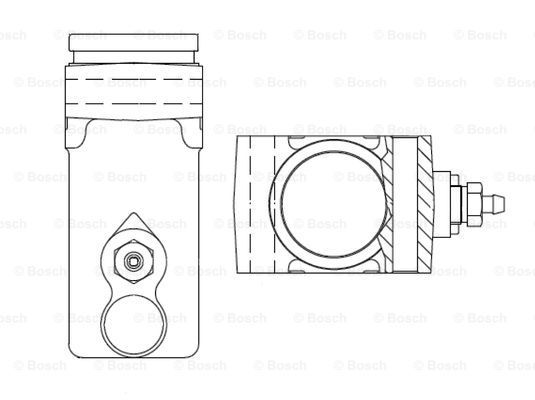 BOSCH Darba cilindrs, Sajūgs 0 986 486 600