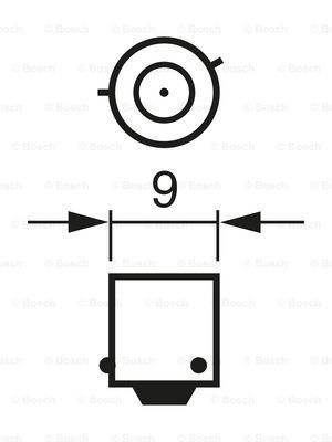 BOSCH Лампа накаливания, стояночные огни / габаритные фо 1 987 301 061