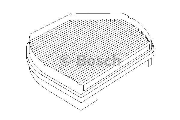 BOSCH Filtrs, Salona telpas gaiss 1 987 431 001