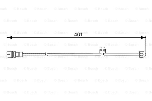 BOSCH Сигнализатор, износ тормозных колодок 1 987 473 063