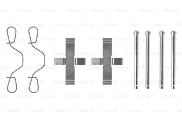 BOSCH Комплектующие, колодки дискового тормоза 1 987 474 003