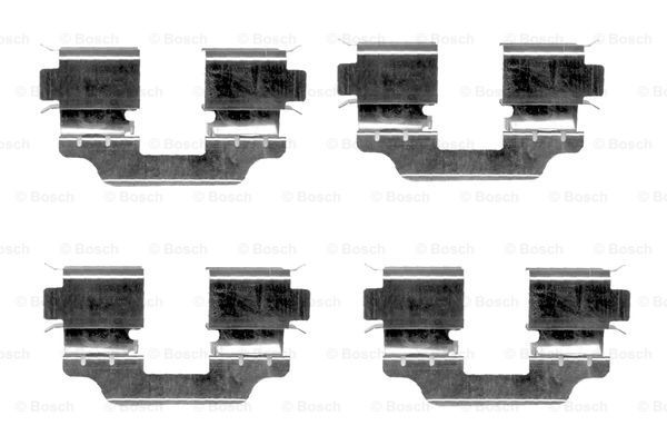 BOSCH Piederumu komplekts, Disku bremžu uzlikas 1 987 474 341