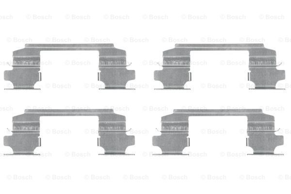 BOSCH Комплектующие, колодки дискового тормоза 1 987 474 436