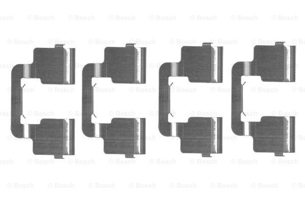 BOSCH Комплектующие, колодки дискового тормоза 1 987 474 458