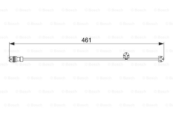 BOSCH Сигнализатор, износ тормозных колодок 1 987 474 558