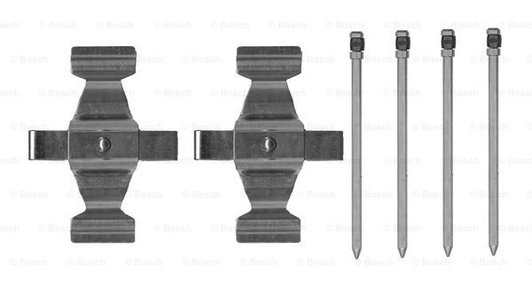 BOSCH Комплектующие, колодки дискового тормоза 1 987 474 743