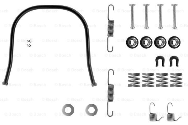 BOSCH Комплектующие, тормозная колодка 1 987 475 095